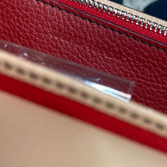 Alexander McQueen Skull Wallet Crossbody Bag on Silver Chain Leather Pink - Picture 16 of 17